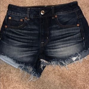 American Eagle festival jean shorts
